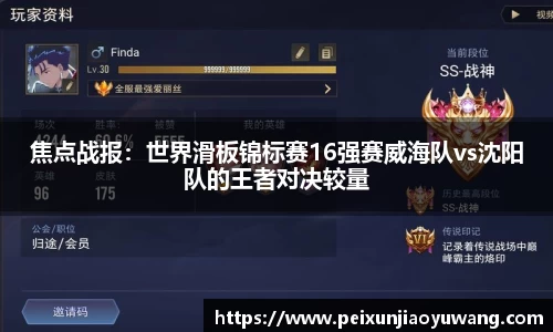 焦点战报：世界滑板锦标赛16强赛威海队vs沈阳队的王者对决较量